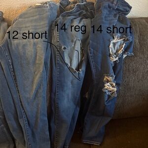 American Eagle Outfitters Women's Skinny Jeans - Dark Blue